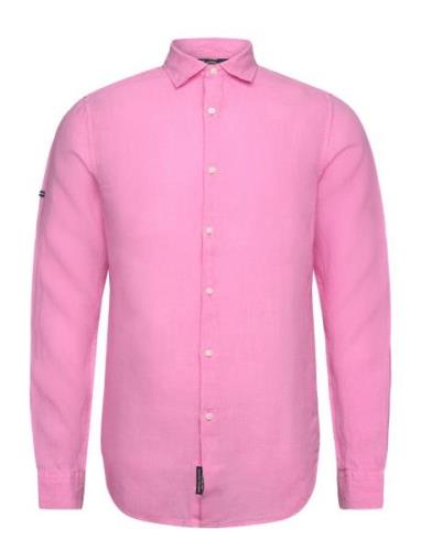 Studios Casual Linen L/S Shirt Superdry Pink