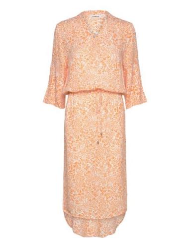 Slzaya Dress Soaked In Luxury Orange