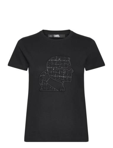 Boucle Profile T-Shirt Karl Lagerfeld Black