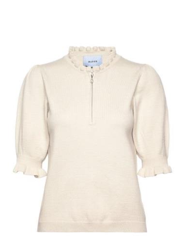 Mskessa Knit T-Shirt Minus Cream