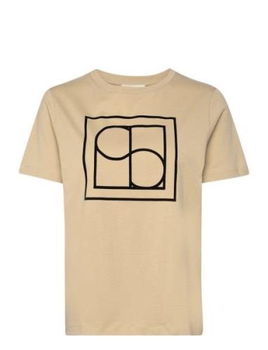 Slvarga Flock Tee Soaked In Luxury Beige