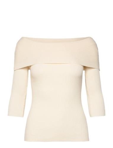 Slindianna Offshoulder Pullover Soaked In Luxury Cream