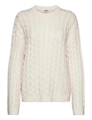 Cable Knit Sweater Julie Josephine White