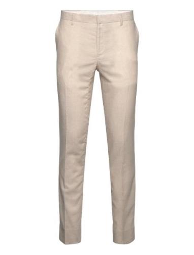 Bs Pollino Classic Fit Suit Pants Bruun & Stengade Beige