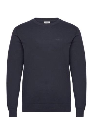 Knitted O-Neck Sweater Lindbergh Navy