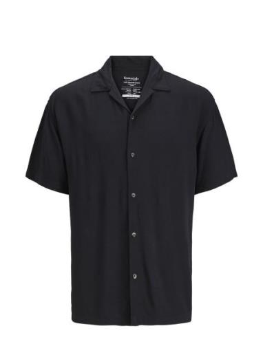 Jjejeff Solid Resort Shirt Ss Sn Jack & J S Black