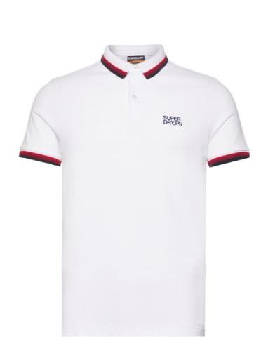 Sportswear Relaxed Tipped Polo Superdry White
