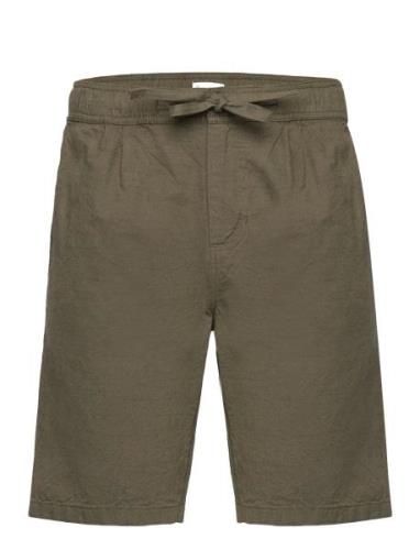 Fig Loose Linen Look Shorts - Gots/ Knowledge Cotton Apparel Green
