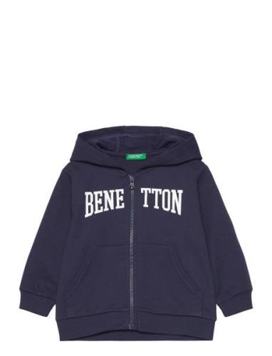 Jacket W/Hood L/S United Colors Of Benetton Blue
