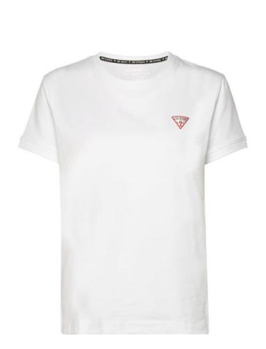 Ss Cn Mini Triangle Tee GUESS Jeans White