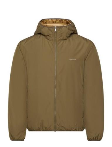 Reversible Hooded Jacket GANT Green
