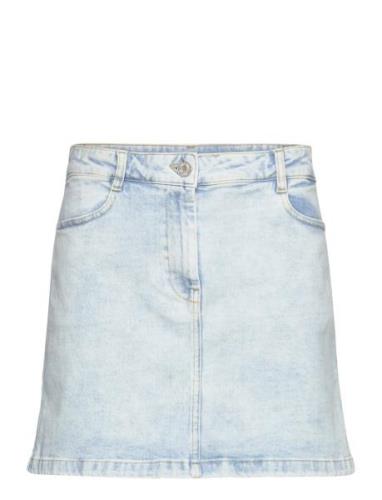 Washed Mini Denim Skirt Stella Nova Blue