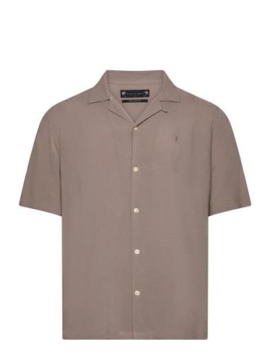 Venice Ss Shirt AllSaints Brown