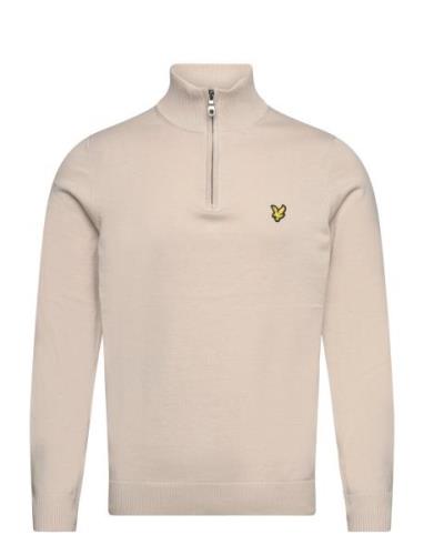 Quarter Zip Jumper Lyle & Scott Beige