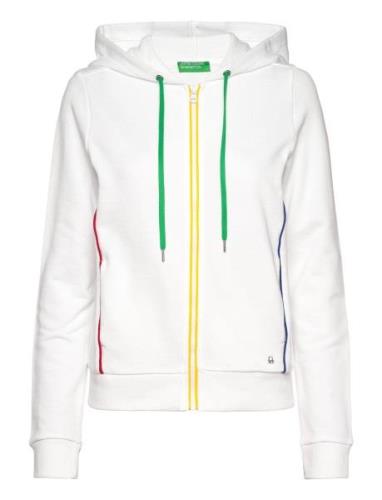 Jacket W/Hood L/S United Colors Of Benetton White