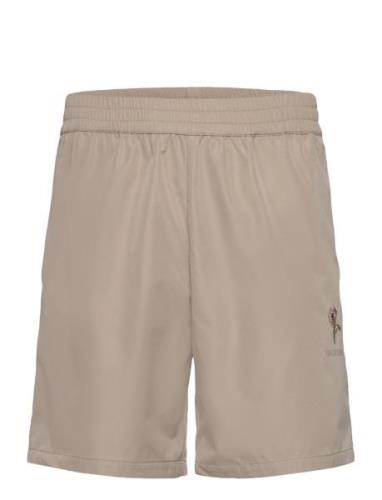 Relaxed Track Shorts Roots By Han Kjøbenhavn Beige