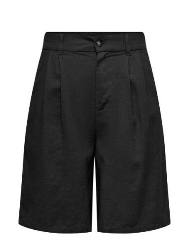 Onlcaro Hw Wide Linen Bl Shorts Cc Tlr ONLY Black
