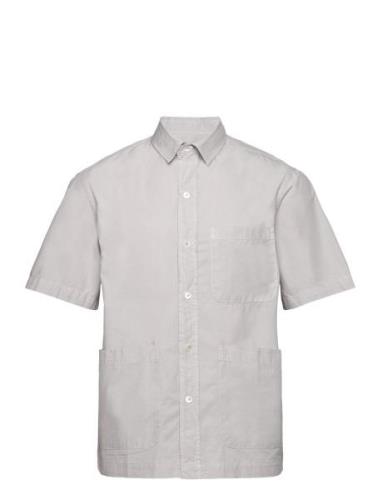 Short Sleeved Shirt - B White Garment Project Grey