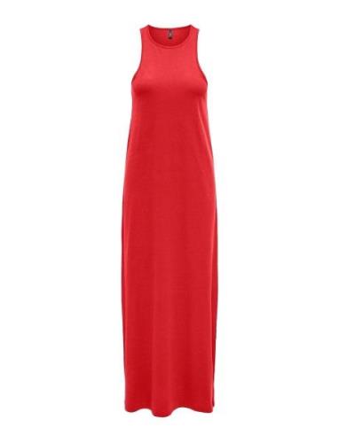 Onlmay Life S/L Long Dress Box Jrs ONLY Red