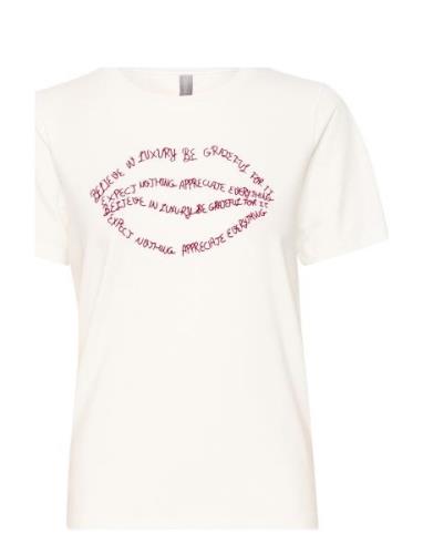 Cugith Lips T-Shirt Culture White