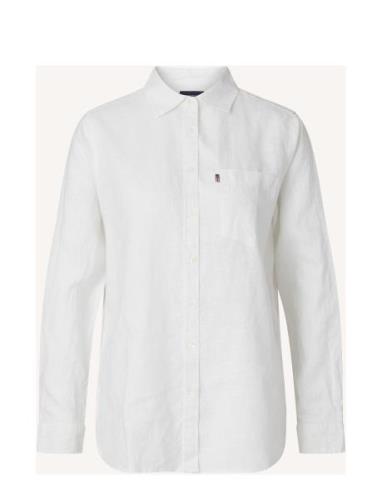 Isa Linen Shirt Lexington Clothing White