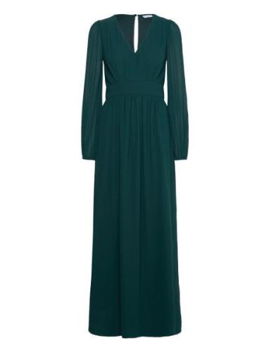 Isobel Long Sleeve Gown Bubbleroom Green