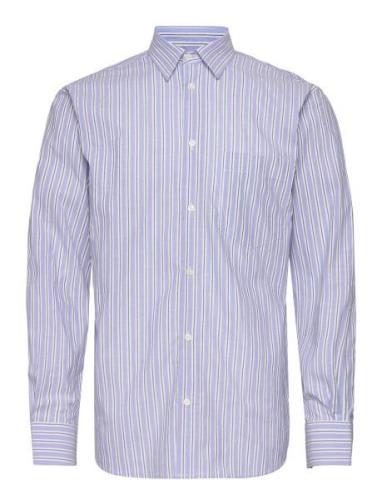 Nico Poplin Shirt Wood Wood Blue