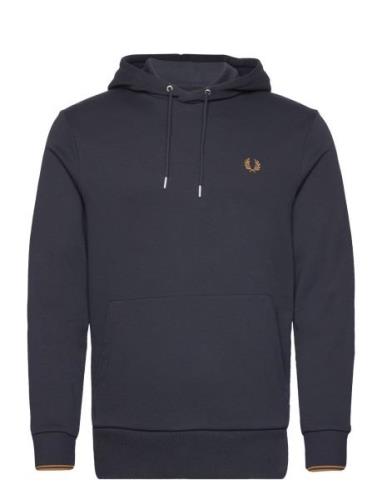 Tipped Hooded Sweatshirt Fred Perry Navy