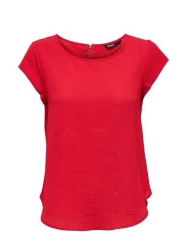 Onlvic S/S Solid Top Noos Ptm ONLY Red