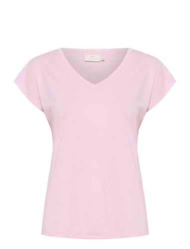 Kalise T-Shirt Kaffe Pink