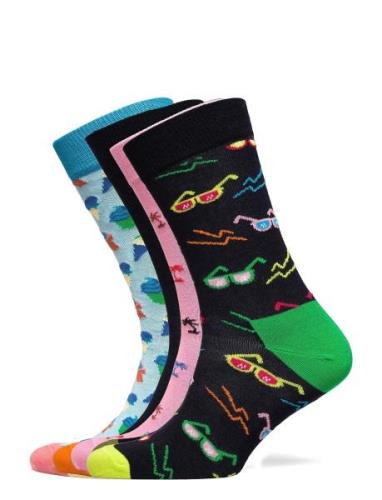 4-Pack Tropical Day Socks Gift Set Happy Socks Patterned
