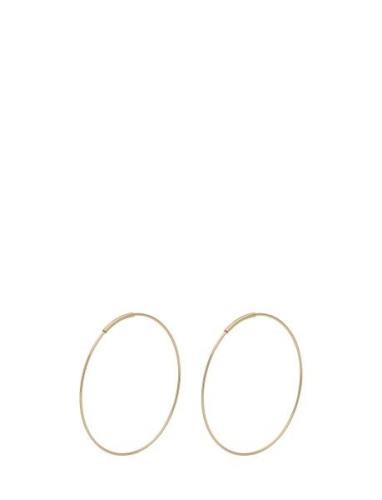 Raquel X-Large Recycled Hoop Earrings Pilgrim Gold