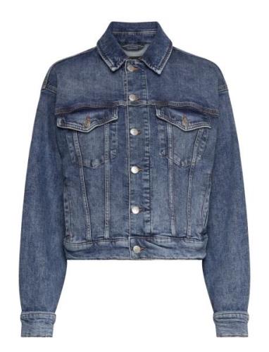 C_Trucker Jacket BOSS Blue