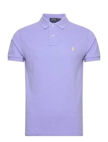 Slim Fit Mesh Polo Shirt Polo Ralph Lauren Purple