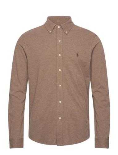 Featherweight Mesh Shirt Polo Ralph Lauren Beige