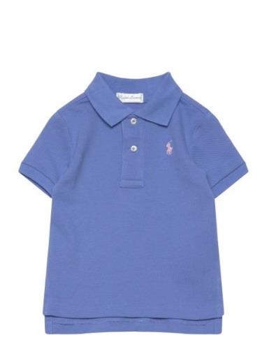 Cotton Mesh Polo Shirt Ralph Lauren Baby Blue