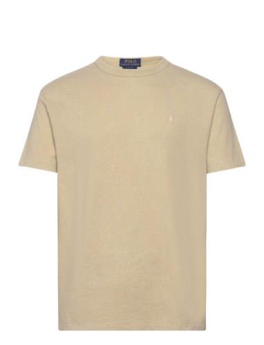 Classic Fit Jersey Crewneck T-Shirt Polo Ralph Lauren Beige