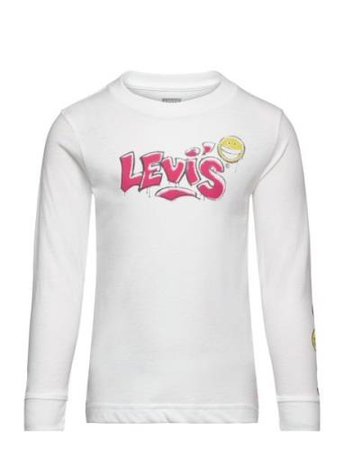 Levi's® Sprayed Logo Long Sleeve Tee Levi's White