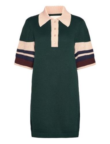 Polo Knit Mini Dress GANT Patterned