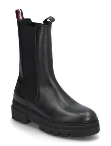 Monochromatic Chelsea Boot Tommy Hilfiger Black