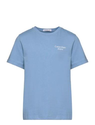 Ckj Stack Logo T-Shirt Calvin Klein Blue