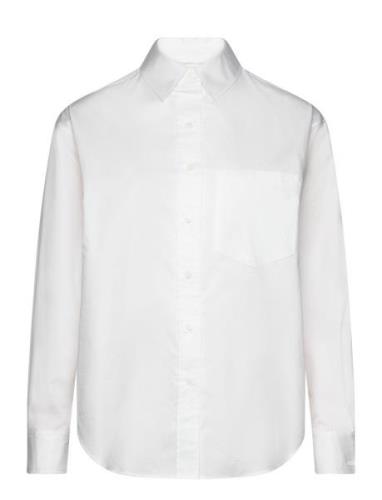 Relaxed Cotton Shirt Calvin Klein White