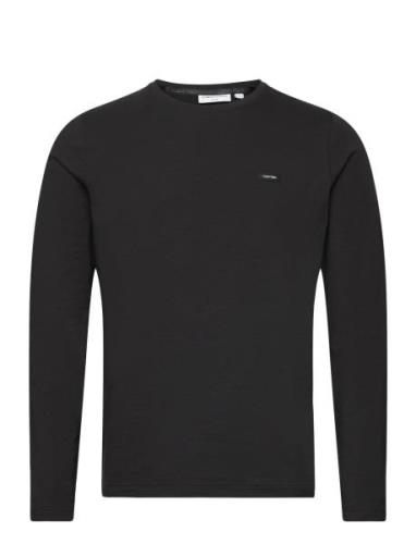 Stretch Slim Fit Ls T-Shirt Calvin Klein Black