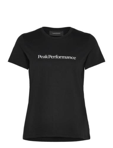 W Ground Tee Peak Performance Black