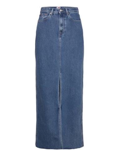 Claire Hgh Maxi Skirt Cg4139 Tommy Jeans Blue