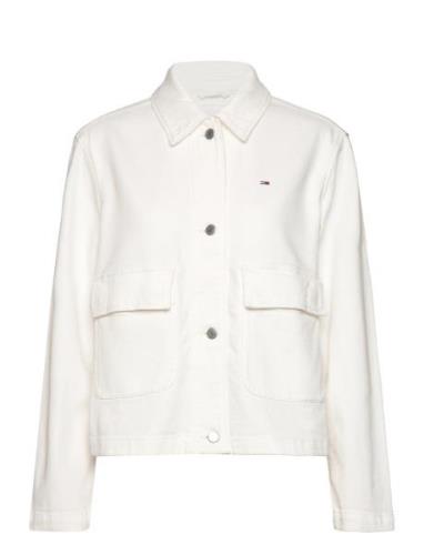 Tjw Gmd Cotton Jacket Tommy Jeans White