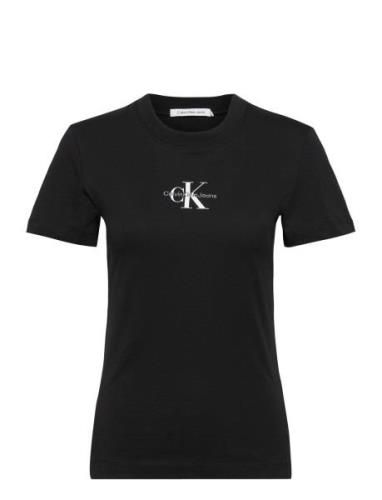 Monologo Slim Tee Calvin Klein Jeans Black