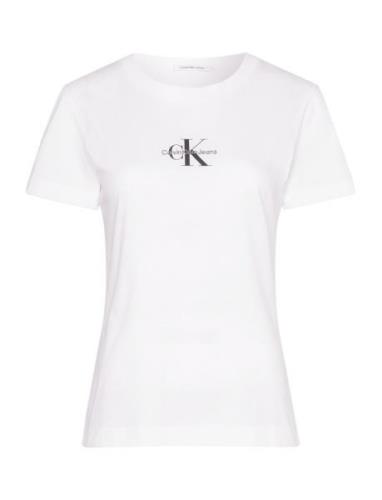 Monologo Slim Tee Calvin Klein Jeans White