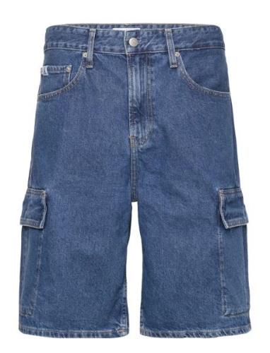 90S Loose Short Cargo Calvin Klein Jeans Blue