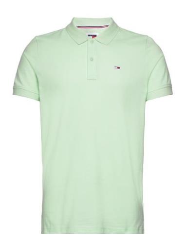 Tjm Slim Placket Polo Ext Tommy Jeans Green